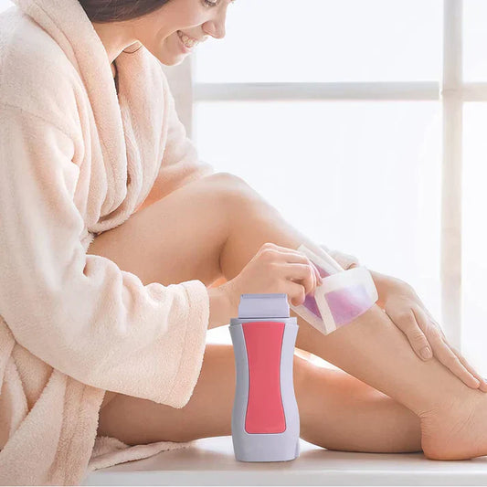 3 In 1 Depilatory Wax Warmer Roller (No More Expensive Salon Visits)